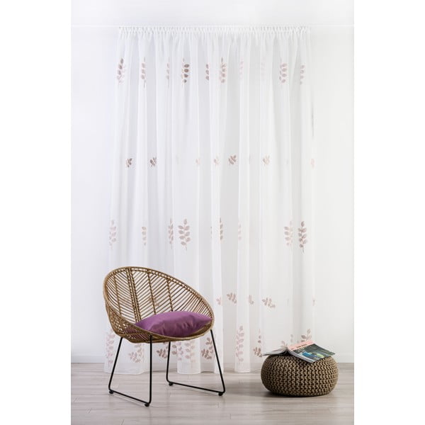 Бяла завеса 300x245 cm Melissa – Mendola Fabrics