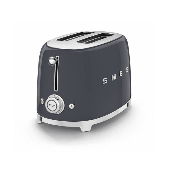 Тъмно сив тостер 50's Retro Style - SMEG-image-2
