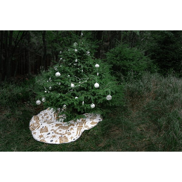 Памучен килим под коледната елха , ø 130 cm Golden Nut Cracker - Butter Kings-image-2