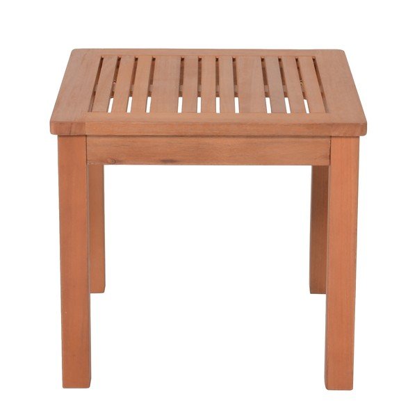 Градинска маса за съхранение от масивен евкалипт 44x44 cm Tucson – Garden Pleasure-image-1