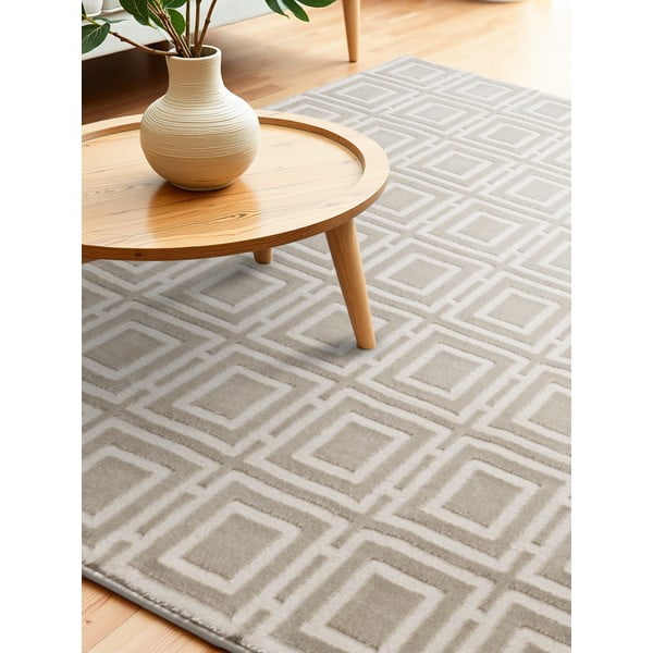 Кремав килим 120x170 cm Perles Howlite – Elle Decoration-image-3