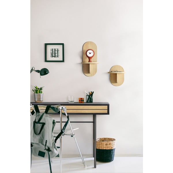 Рафтове с дъбов декор в естествен цвят Soft - Woodman-image-1