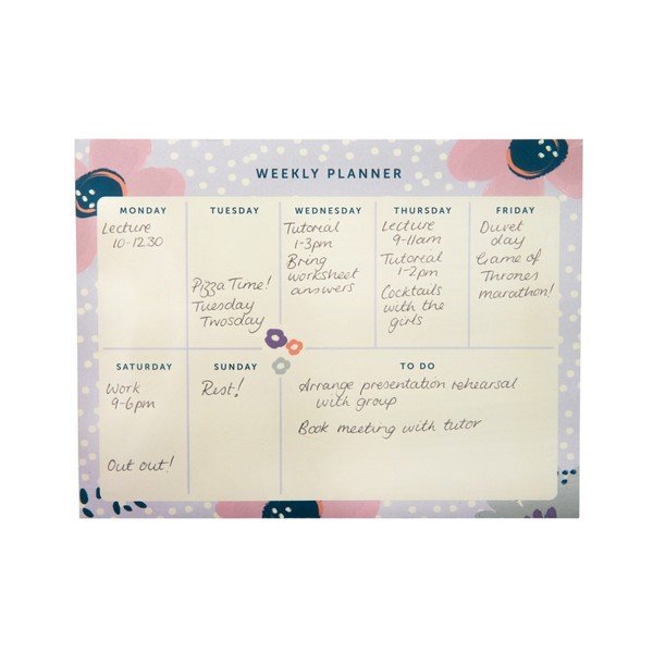 Týdenní plánovač Busy B Planner Pretty/Floral, 60 listů-image-4