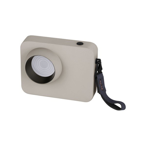Бежова метална LED затъмняваща се настолна лампа (височина 11 cm) Kedros – Nova Luce
