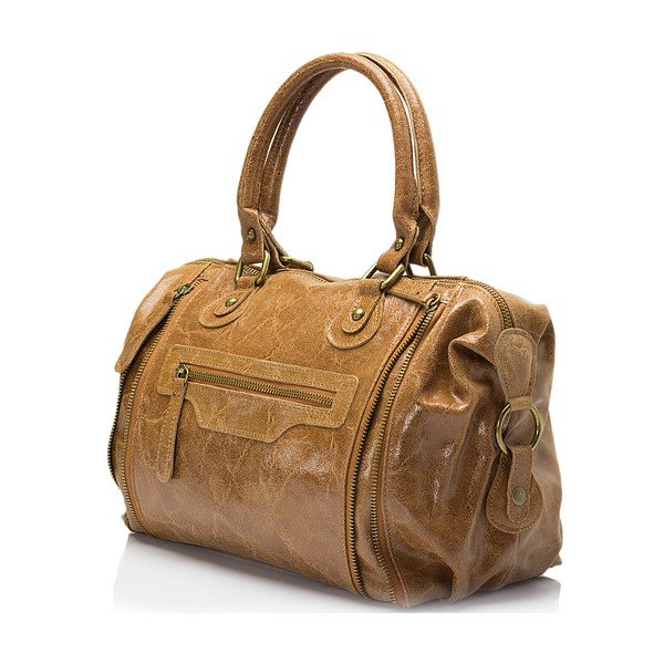 Kabelka Print Cognac-image-3
