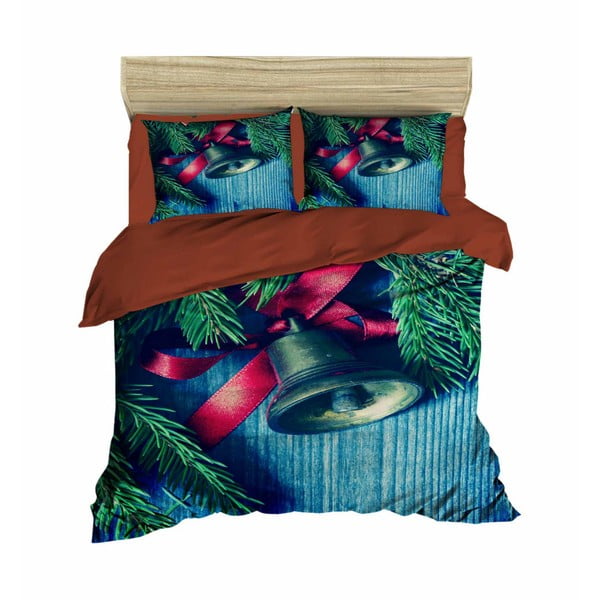 Коледно спално бельо за двойно легло с чаршаф Иван, 200 x 220 cm - Mijolnir