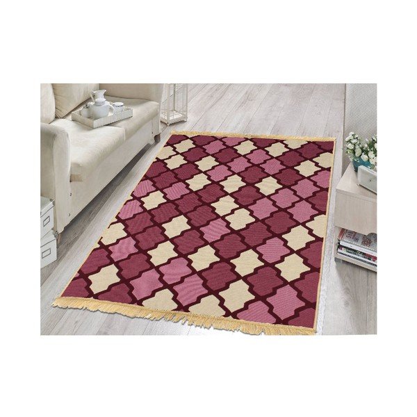 Fialovobéžový koberec Ya Rugs Claret, 120  x  180 cm-image-1
