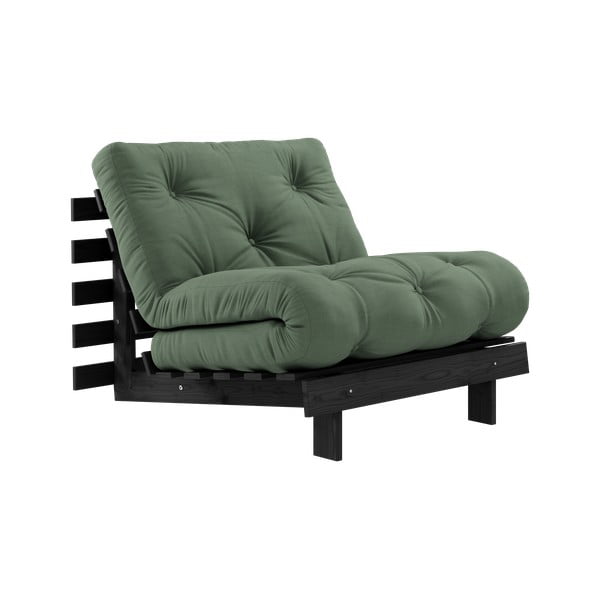 Зелено кресло Roots Black Night – Karup Design