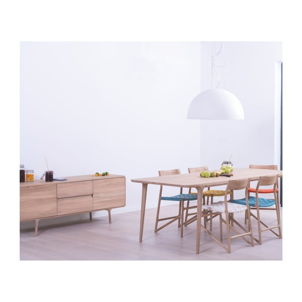 ТВ скрин от масивна дъбова дървесина Fawn - Gazzda-image-2