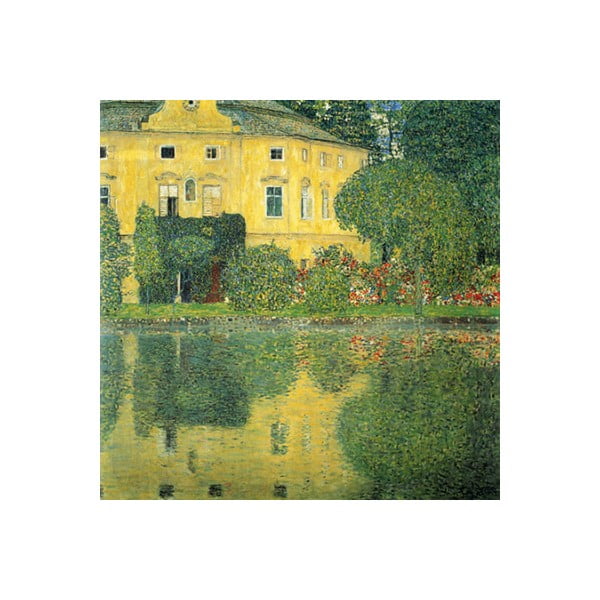 Reprodukce obrazu Gustav Klimt - Castle at the Lake, 60 x 60 cm