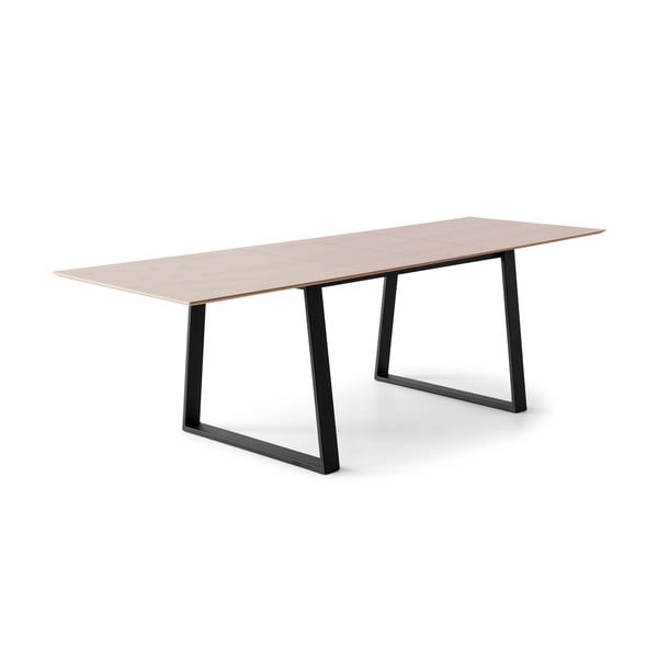 Сгъваема трапезна маса с дъбов плот в естествен цвят 90x165 cm Meza – Hammel Furniture-image-1