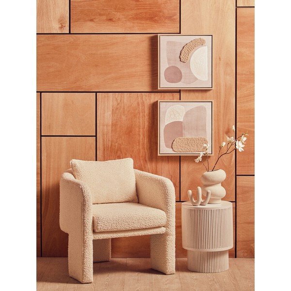3D картини в комплект 2 бр. с включена рамка/върху платно 40x40 cm Astratto – Premier Housewares-image-2