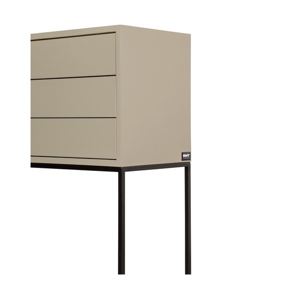 Бежов нисък скрин с чекмеджета 113x88,5 cm Scott - Really Nice Things-image-3