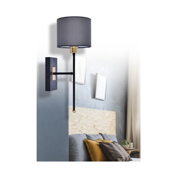 Черна/сива стенна лампа Sconce T - Magenta Home-image-1