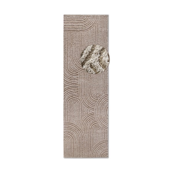 Бежова пътека 80x240 cm Chappe Beige – Elle Decoration