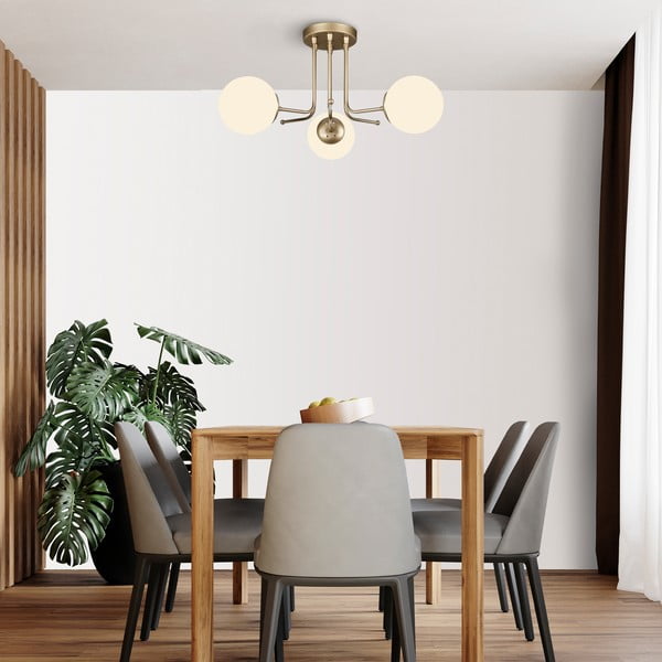 Таванна лампа в златист цвят, височина 34 cm Star - Squid Lighting-image-3