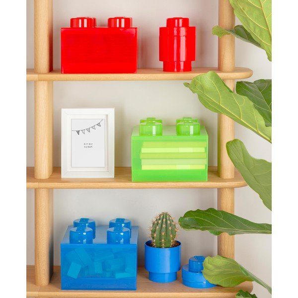 Зелена пластмасова детска кутия за съхранение 25x25x18 cm – LEGO®-image-1