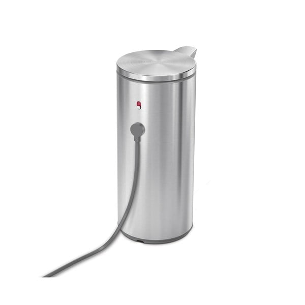 Матово сребро автоматичен стоманен диспенсер за сапун 266 ml – simplehuman-image-3