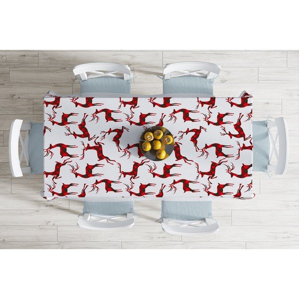 Коледна покривка за маса с памучна смес Тартан, 140 x 180 cm Christmas - Minimalist Cushion Covers-image-1