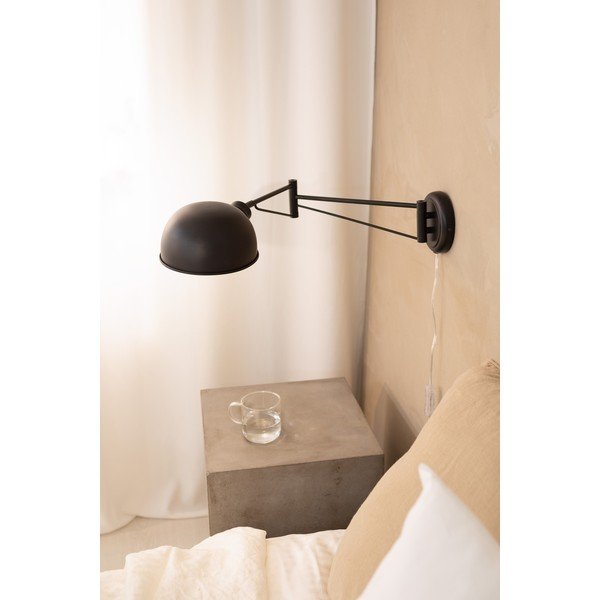 Черна стенна лампа Portland – Markslöjd-image-1