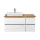 Бял висящ шкаф без мивка 110x53 cm Set 360 - Pelipal