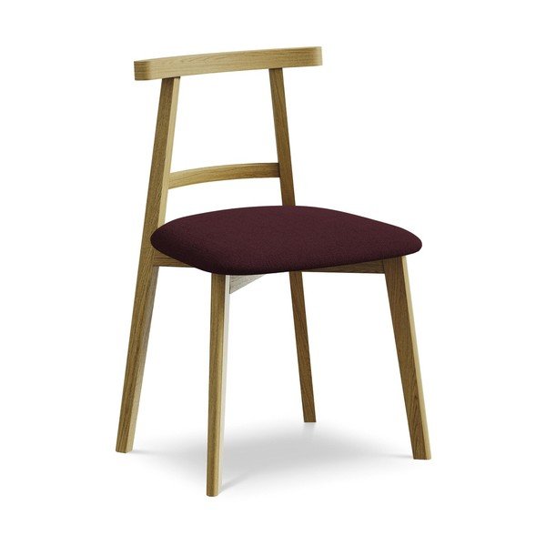 Бордо трапезен стол от масивна дървесина Ohelo – Makamii