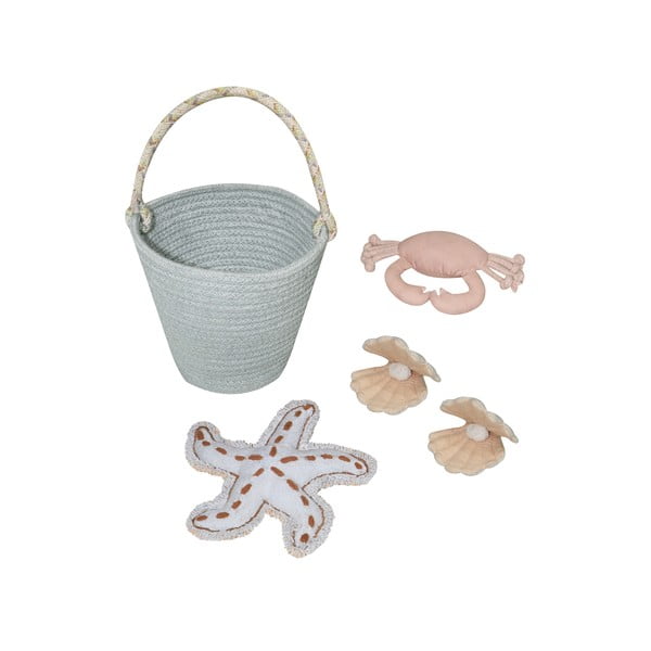 Бежово памучно детско килимче за игра ø120 cm Island – Lorena Canals-image-4