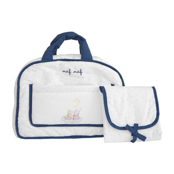Комплект чанта за рамо и подложка за преповиване Rabbit & Moon - Naf Naf