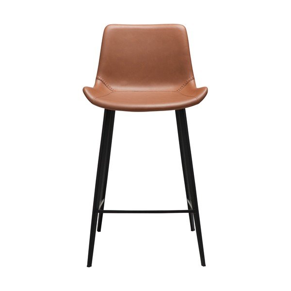 Бар стол в цвят кафяв коняк (височина на седалката 65 cm) Hype – DAN-FORM Denmark-image-1
