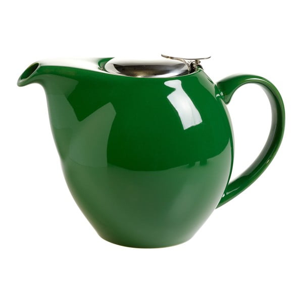 Тъмнозелен фаянсов чайник с цедка Maxwell & Williams Infusion T, 1 л - Maxwell & Williams