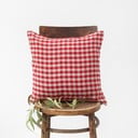 Ленена калъфка за възглавница 50x50 cm Red Gingham – Linen Tales