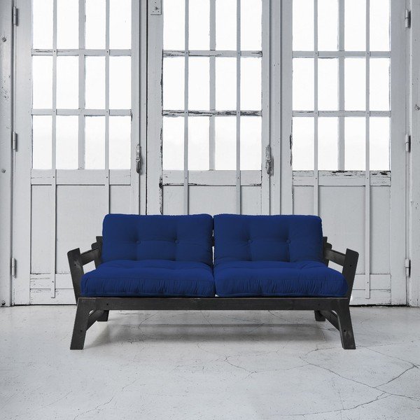 Rozkládací pohovka Karup Step Black/Royal-image-1