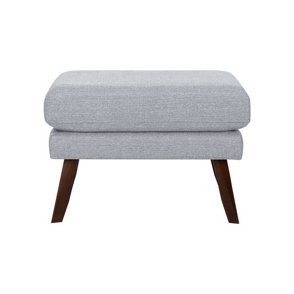 Светлосива табуретка Елена - Mazzini Sofas-image-2