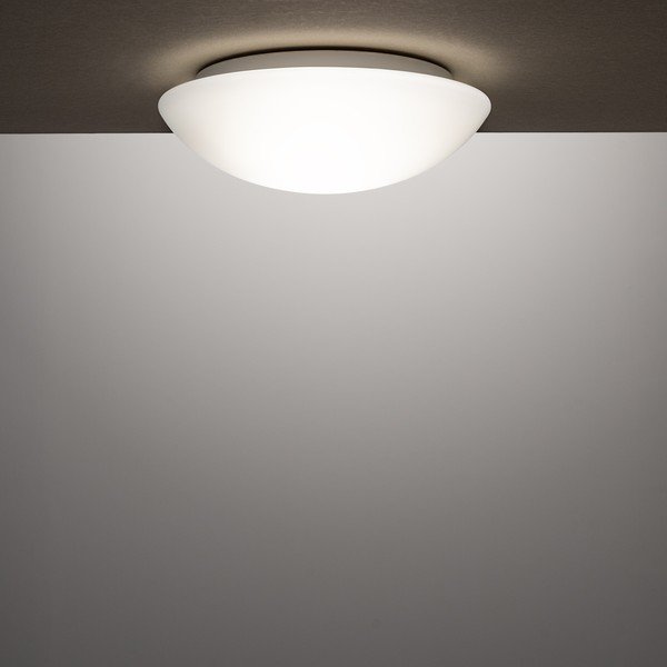 Бяла лампа за таван ø 30 cm със стъклен абажур Mato - Sotto Luce-image-1