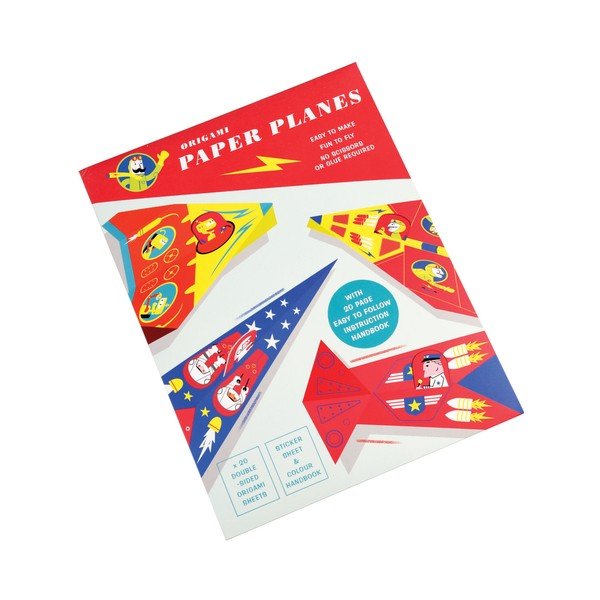 Оригами хартия за сгъване на самолети - Rex London-image-2