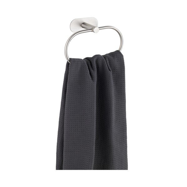 Матово-сребриста самозалепваща поставка за кърпи от неръждаема стомана Orea – Wenko-image-4