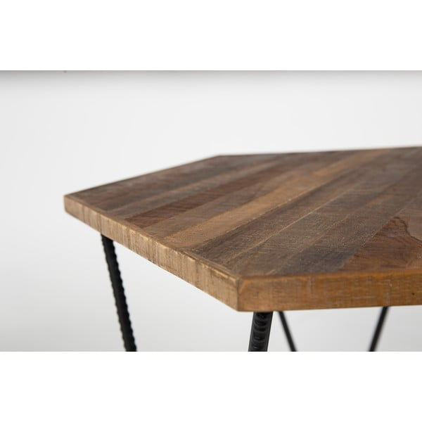 Сгъваема маса, изработена от рециклирана тикова дървесина Cor - White Label-image-2