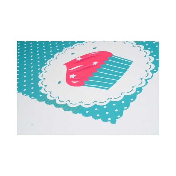 Синя покривка за маса Cupcake от микрофибър, 45 x 145 cm - Minimalist Cushion Covers-image-1
