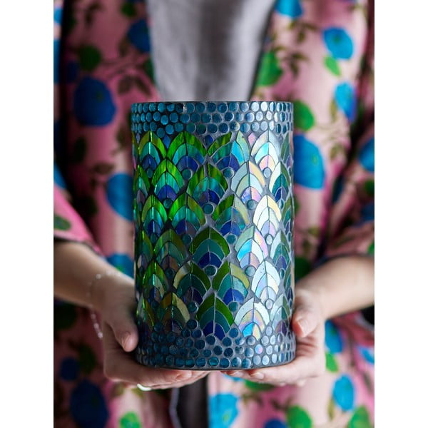 Стъклен свещник за чаена свещ Kali – Bloomingville-image-3