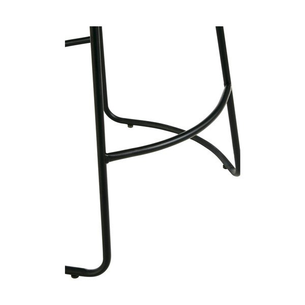 Черен/кафяв тапициран бар стол (височина на седалката 64 cm) Brixton – Premier Housewares-image-4