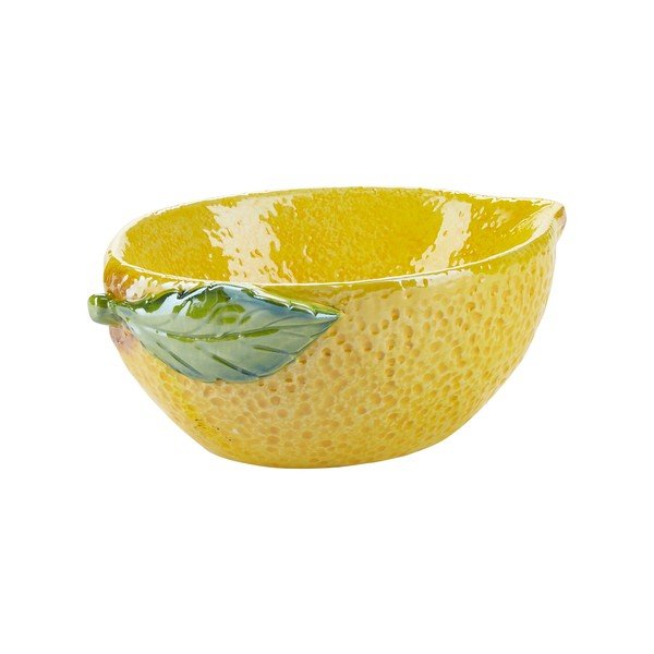 Жълта керамична купа Lemon - Bahne & CO