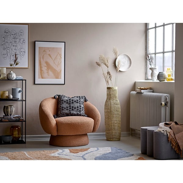 Ваза от бял фаянс, височина 13,5 cm Norma - Bloomingville-image-2