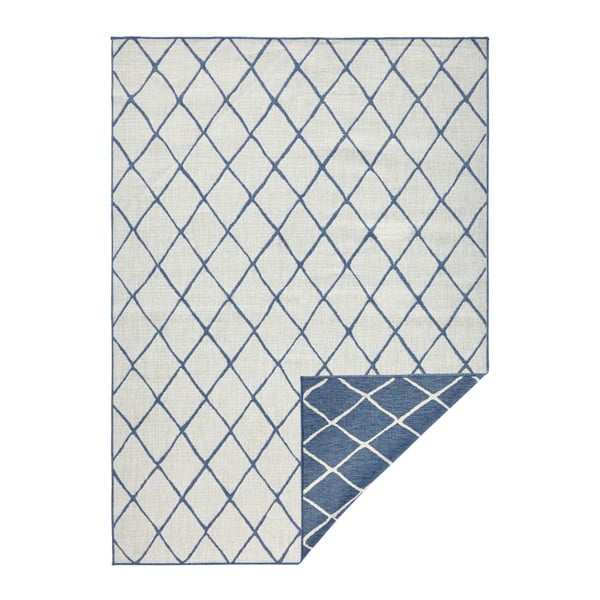 Синьо-кремав килим на открито , 120 x 170 cm Malaga - NORTHRUGS-image-3