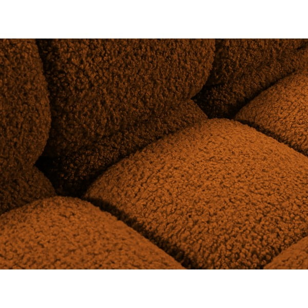 Оранжев модул за диван от букле (среден модул) Bellis – Micadoni Home-image-1