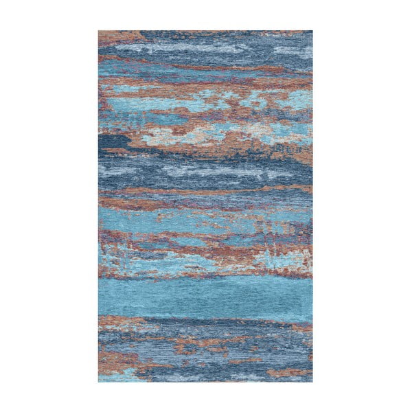 Modrý koberec Kate Louise Vintage, 110 x 160 cm