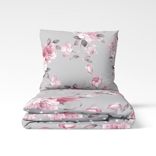 Сиво памучно спално бельо за двойно легло , 200 x 220 cm Belle - Bonami Selection-image-2