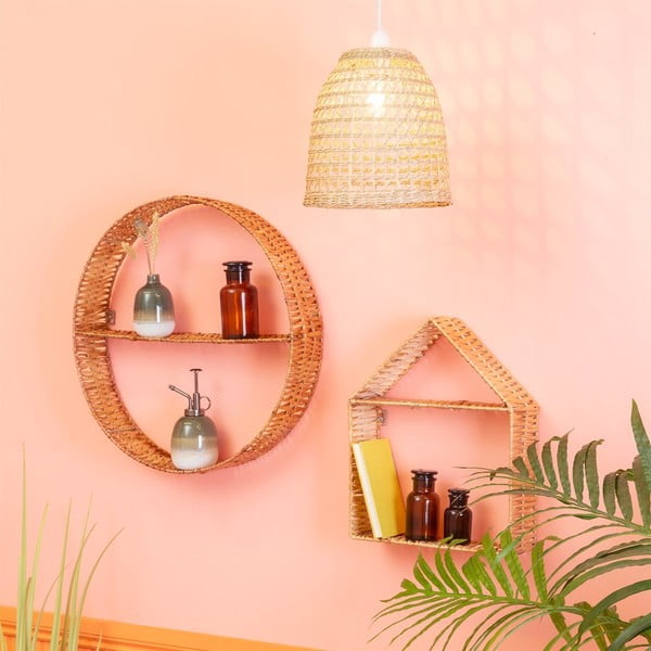 Абажур от морска трева , ø 24 cm - Sass & Belle-image-2