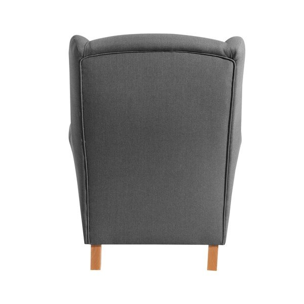 Antracitové křeslo ušák Max Winzer Lorris Anthracite-image-2