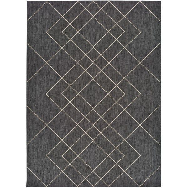 Сив килим за открито , 160 x 230 cm Hibis - Universal