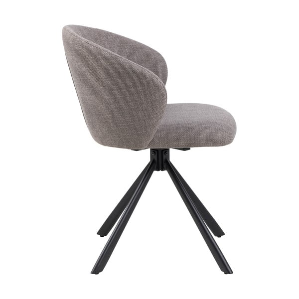 Сиви тапицирани трапезни столове в комплект 2 бр. Pippa – Actona-image-3